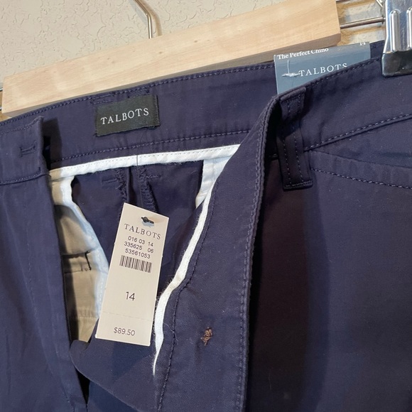 Talbots The Perfect Chino Navy Trouser - Picture 4 of 4